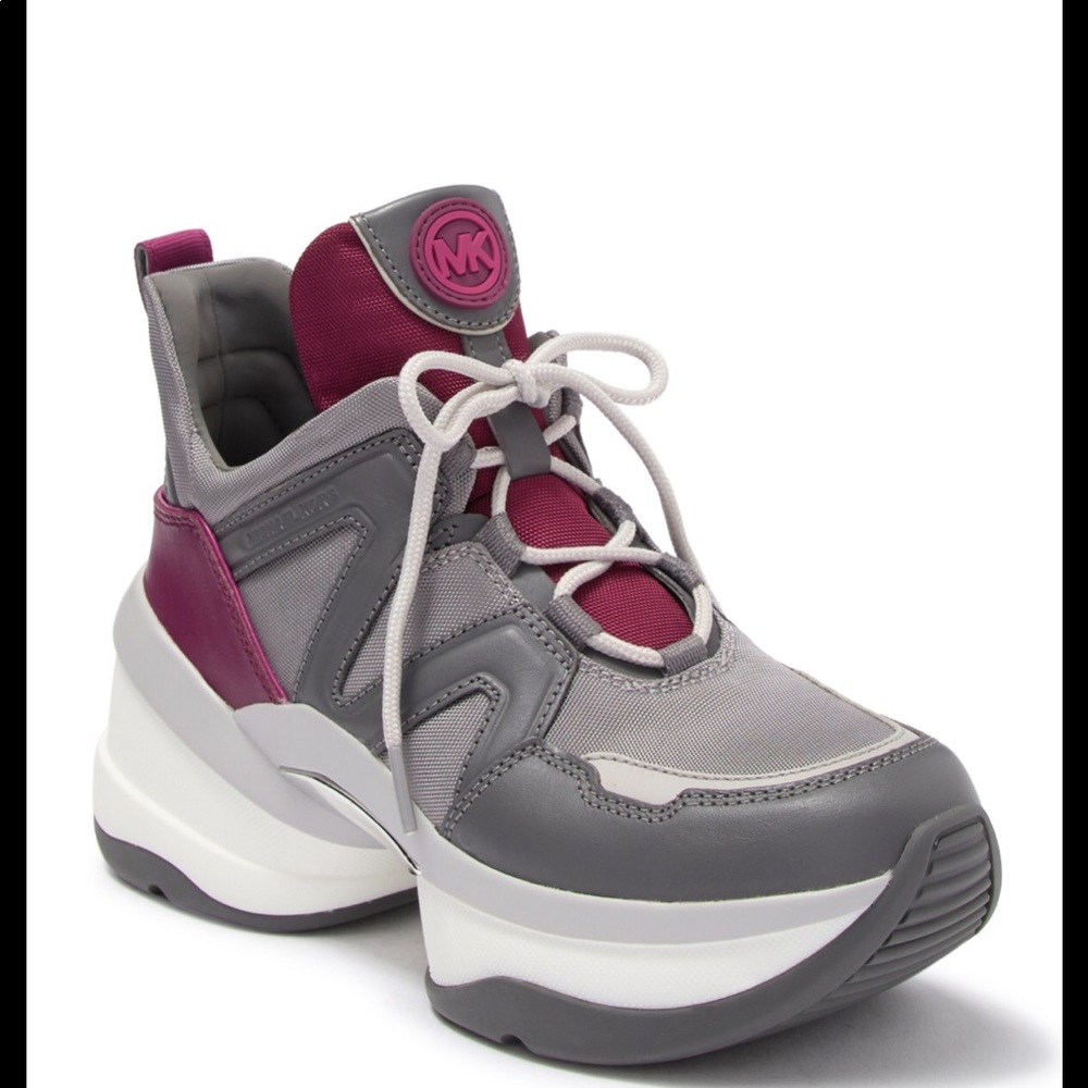 MICHAEL KORS OLYMPIA TRAINER SNEAKERS SIZE 7